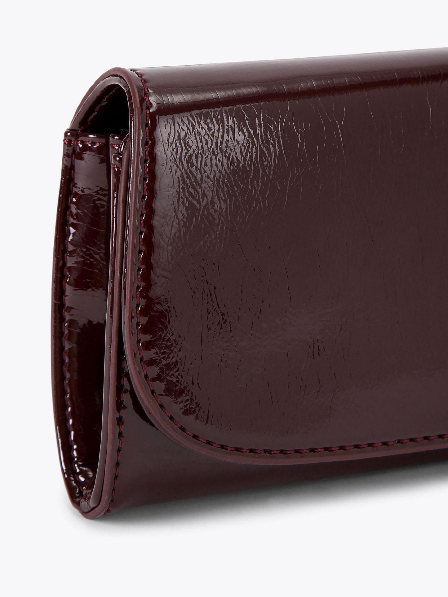 KG Kurt Geiger Carvela Blake Bordo Kırmızı Clutch Çanta