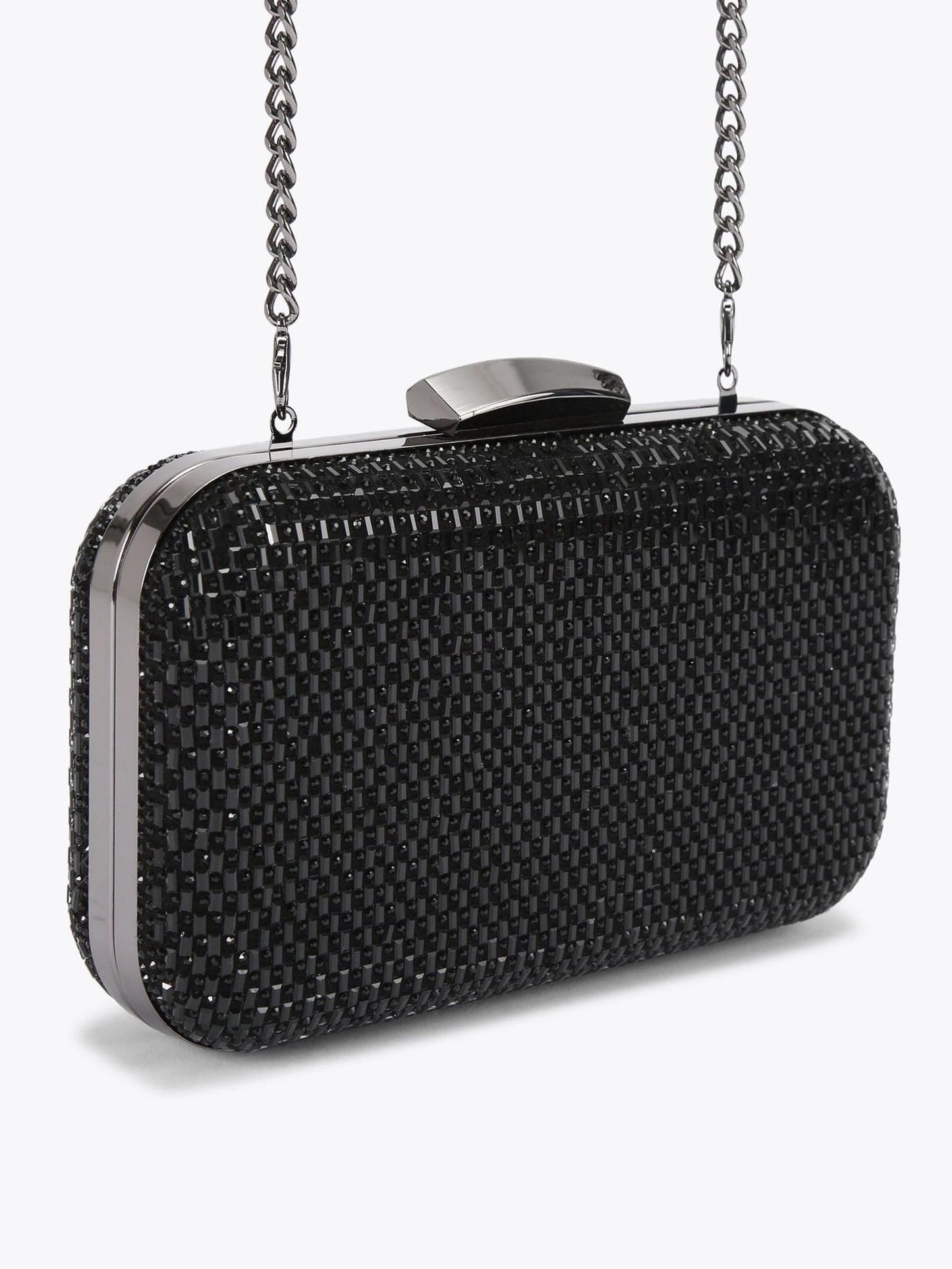 KG Kurt Geiger Siyah Box Clutch Çanta