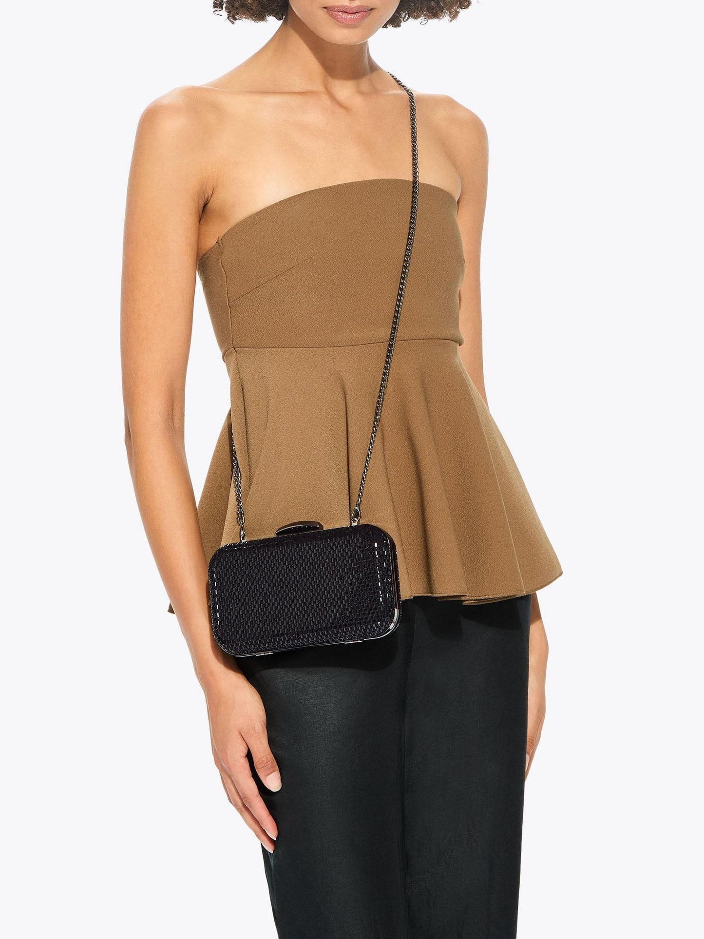 KG Kurt Geiger Siyah Box Clutch Çanta