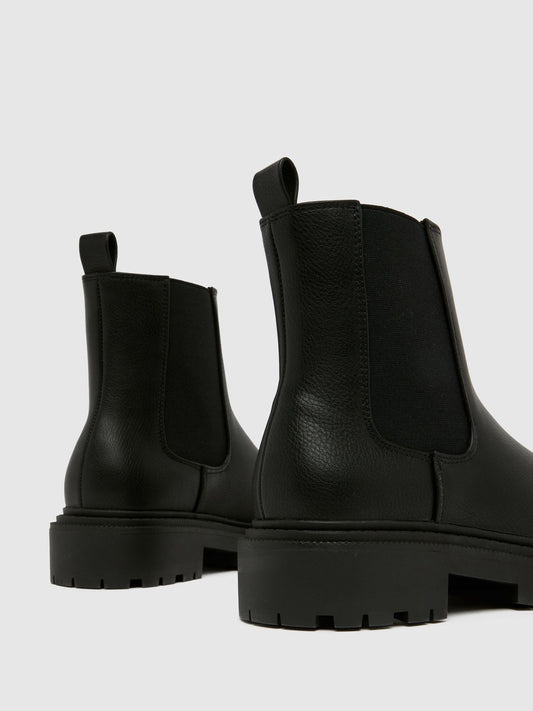 Schuh Black Click Chunky Chelsea Boots
