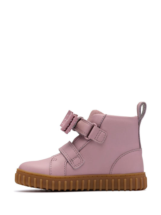 Clarks Pink Wide Fit (G) Cove Sky Toddler Boots