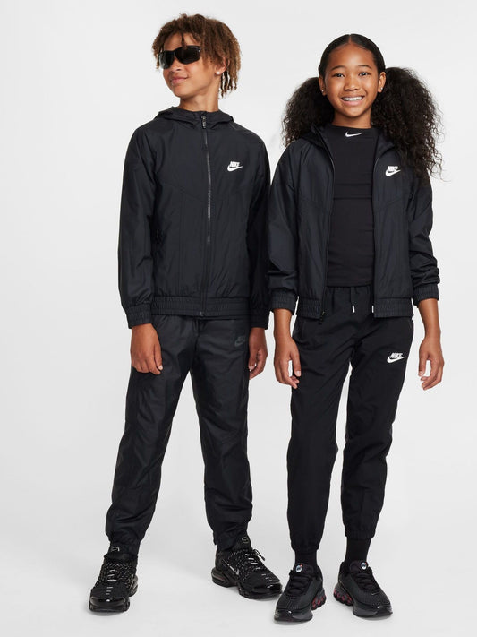 Nike Black Sportswear Windrunner Hooded Jacket