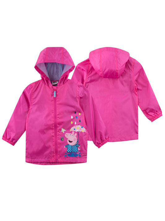 Character Pink Girls Peppa Pig Jacket