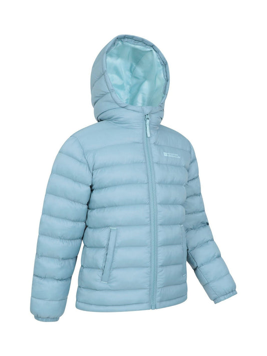 Mountain Warehouse Mid Blue Seasons II Kids Water-Resistant Padded Jacket