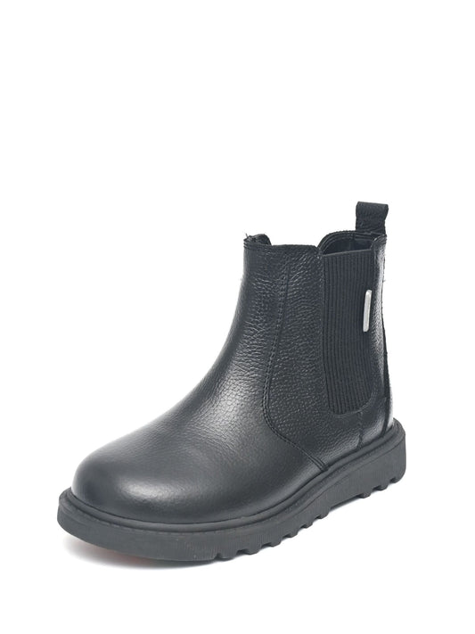 ToeZone Royal All Leather Side Zip and Side Elastic Boots