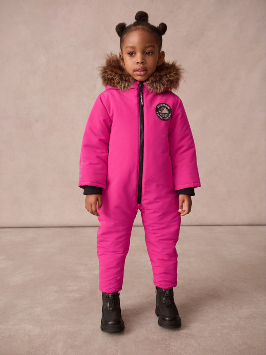 Superdry Pembe Everest Kar Tulumu