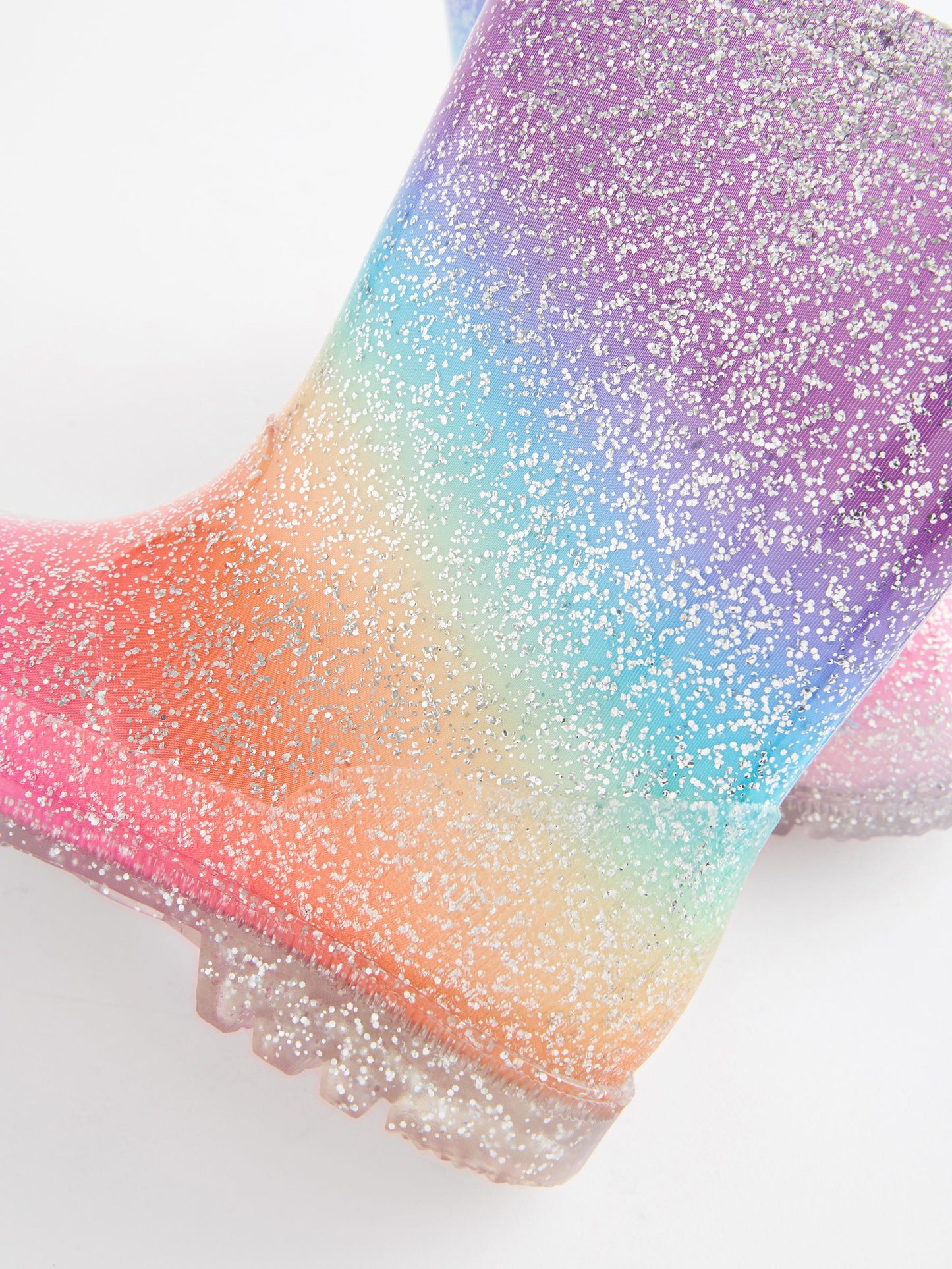 Gökkuşağı Simli Yağmur Çizmesi