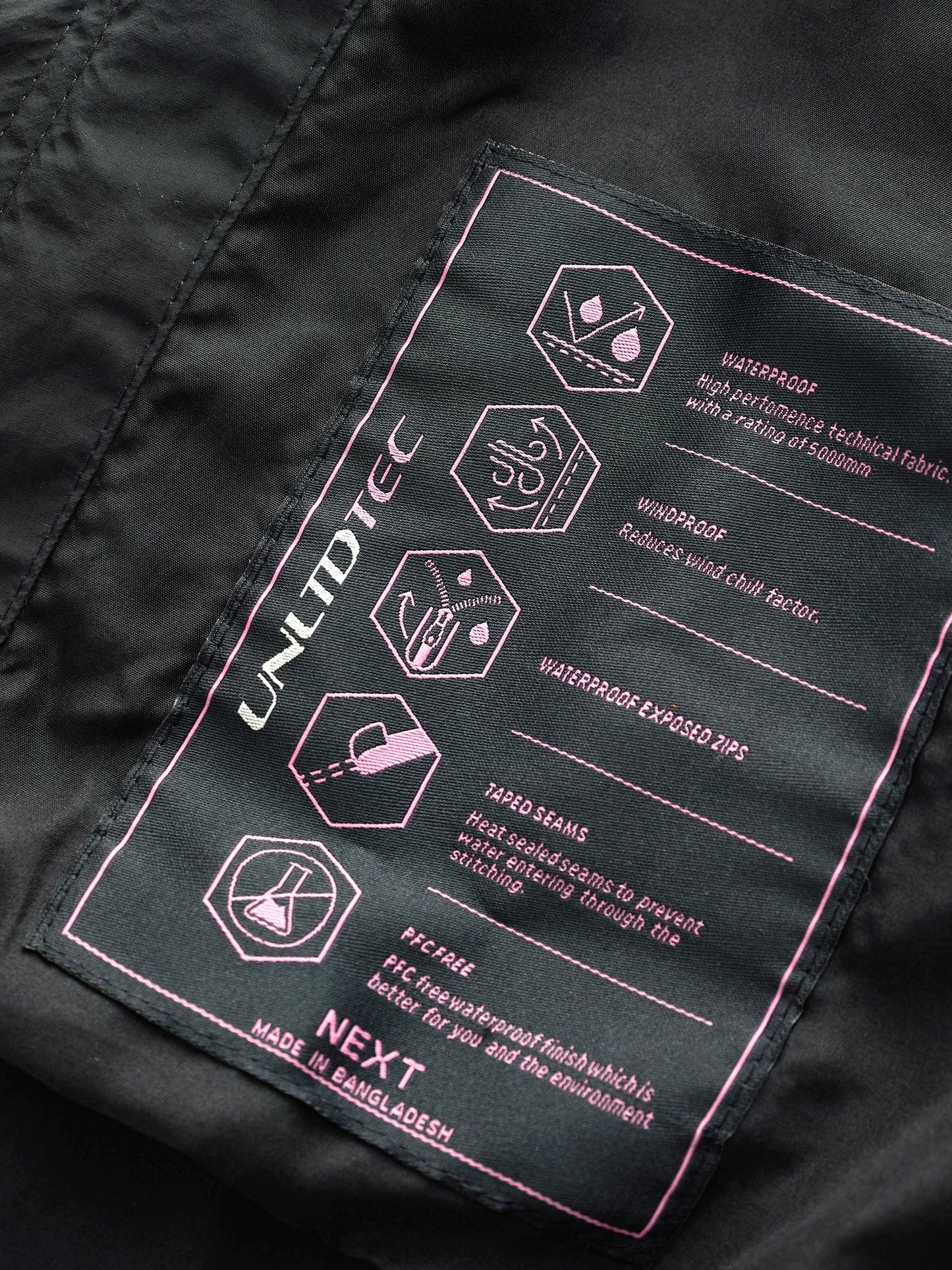 Black Waterproof Cagoule Jacket (5-16yrs)