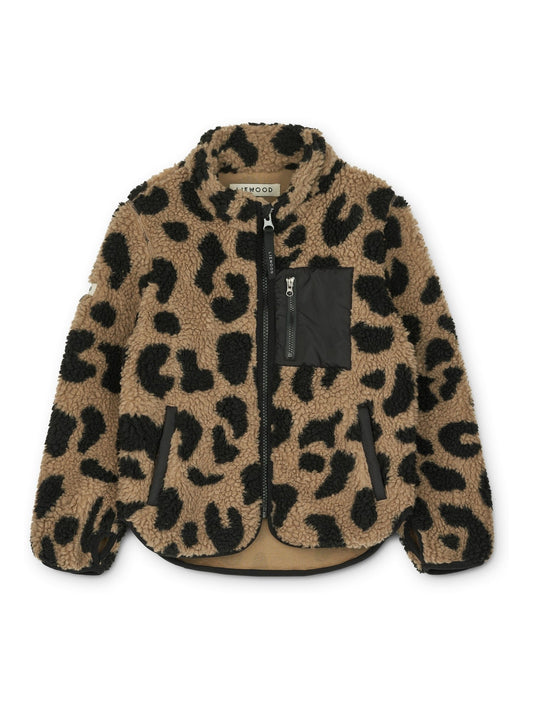 Liewood Nolan Pile Jacket Brown Fleece