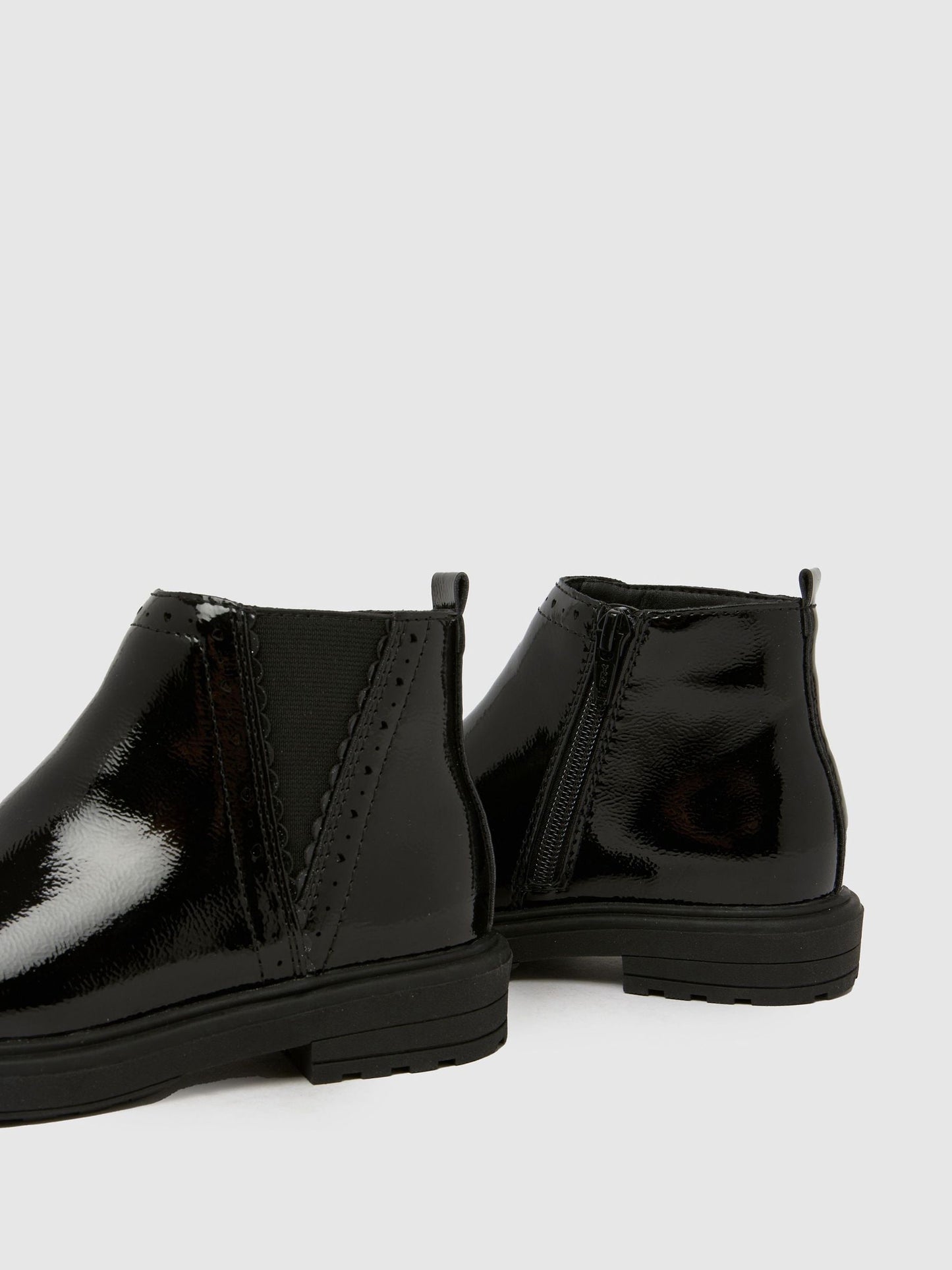 Schuh Black Crystal Boots