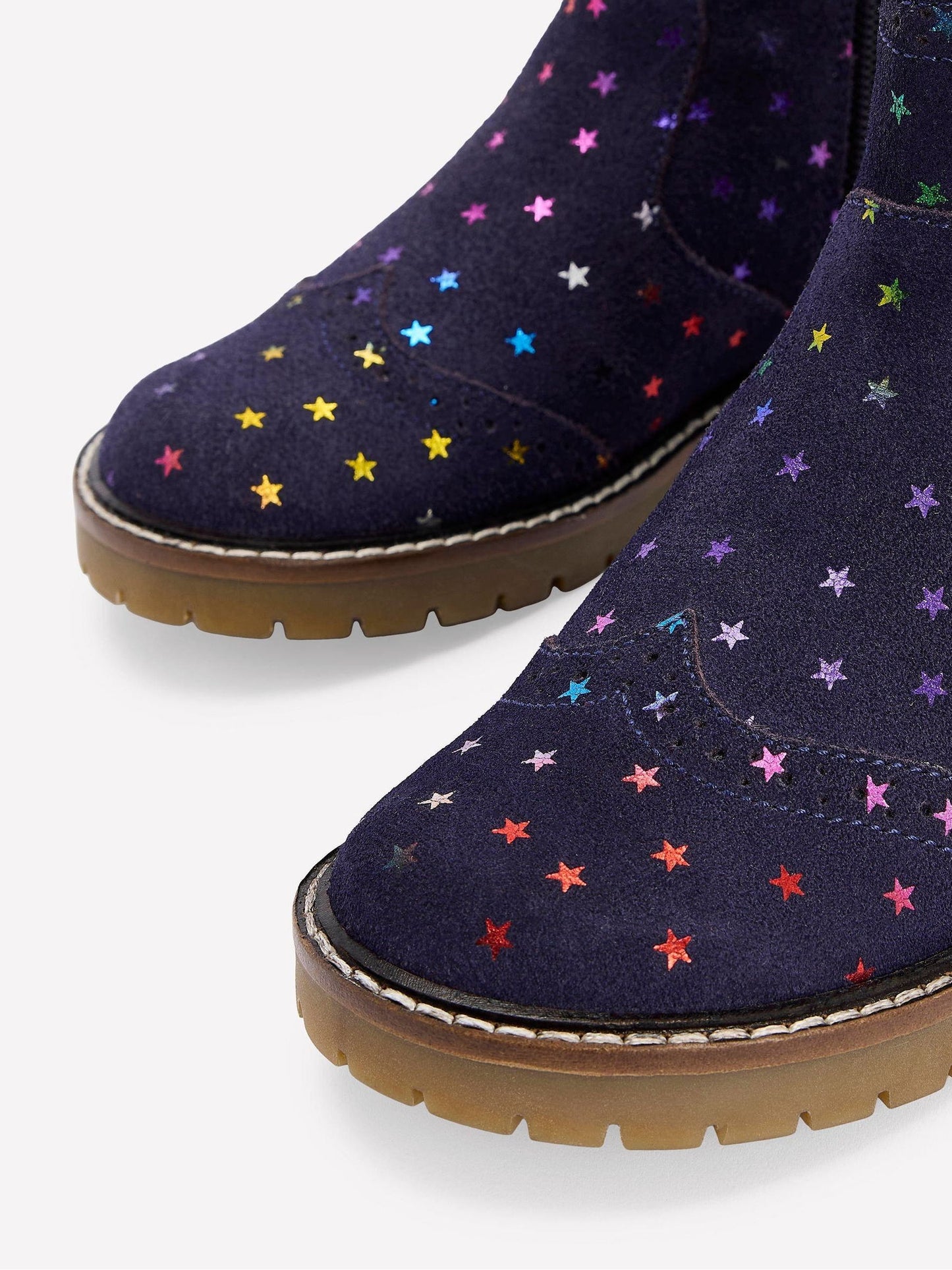 Boden Blue Leather Chelsea Boots