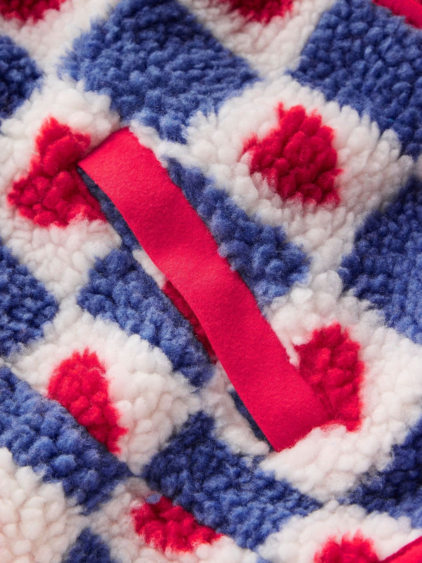 Boden Blue Eden Borg Zip-through Jacket