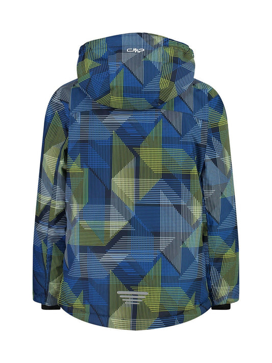CMP Yellow Snaps Hood Winter Sun Kids Ski Jacket