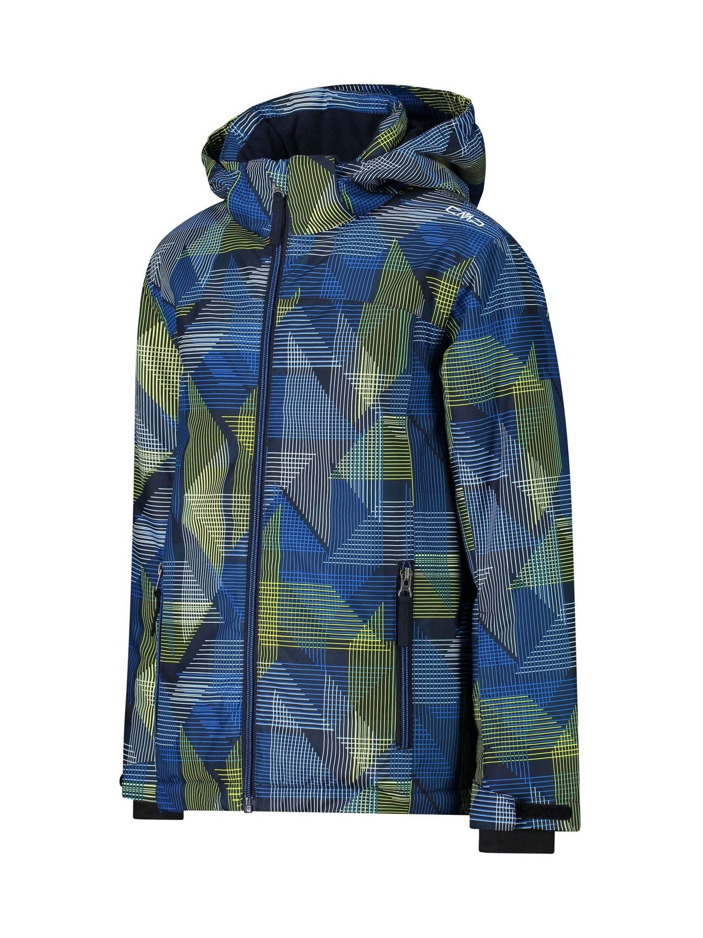 CMP Yellow Snaps Hood Winter Sun Kids Ski Jacket