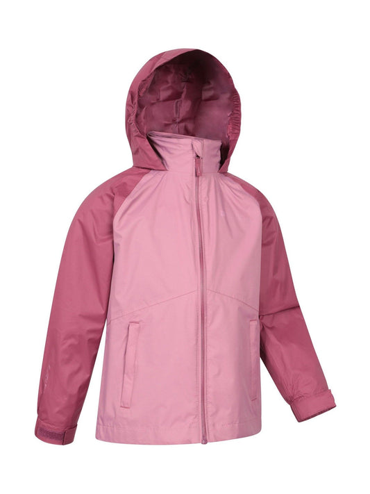 Mountain Warehouse Pink Torrent II Kids Waterproof Jacket