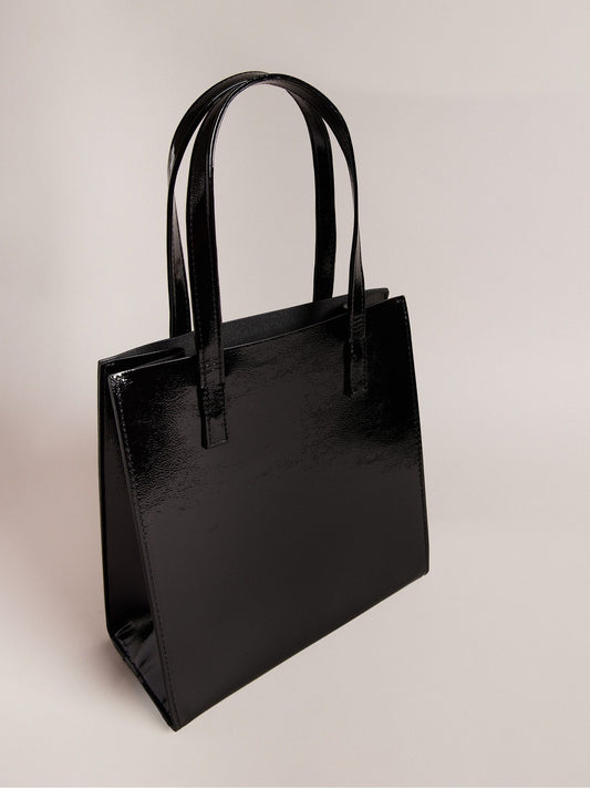 Ted Baker Crinion Küçük Siyah Crinkle Icon Çanta