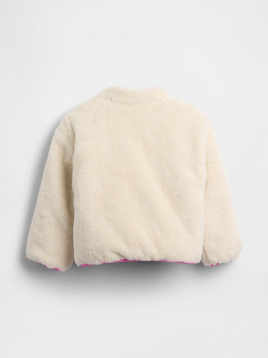 Gap Cream Lightweight Sherpa Reversible Jacket