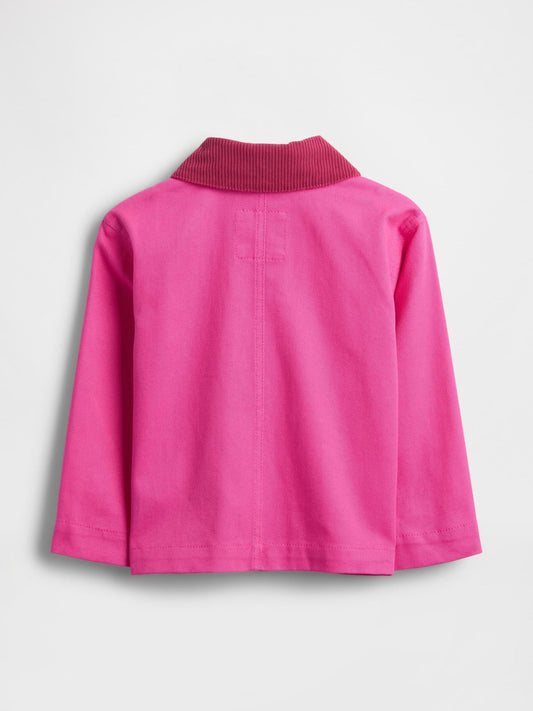 Gap Pink Heart-Pocket Jacket (6mths-5yrs)
