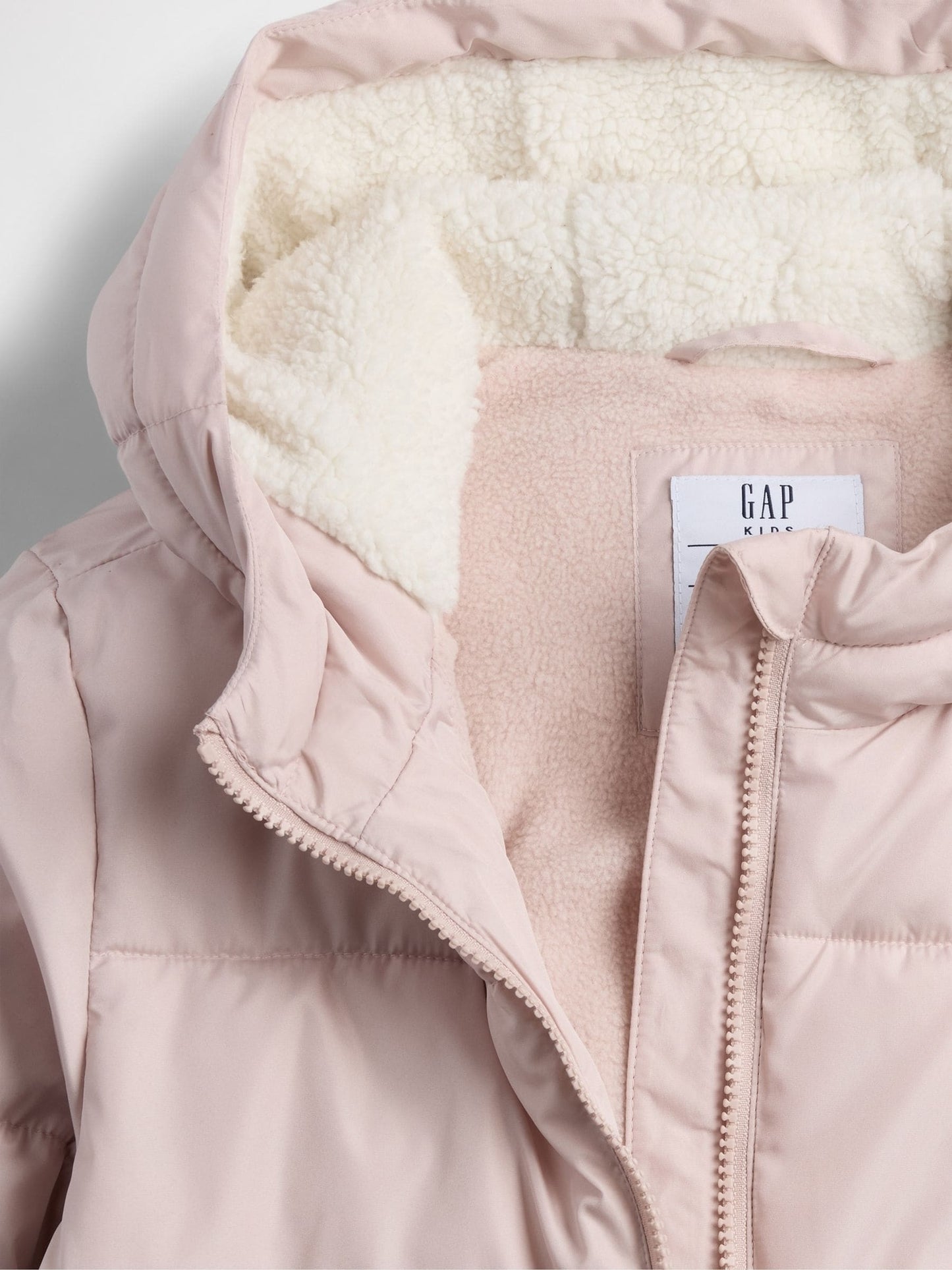 Gap Pink ColdControl Max Long Puffer Coat (4-13yrs)