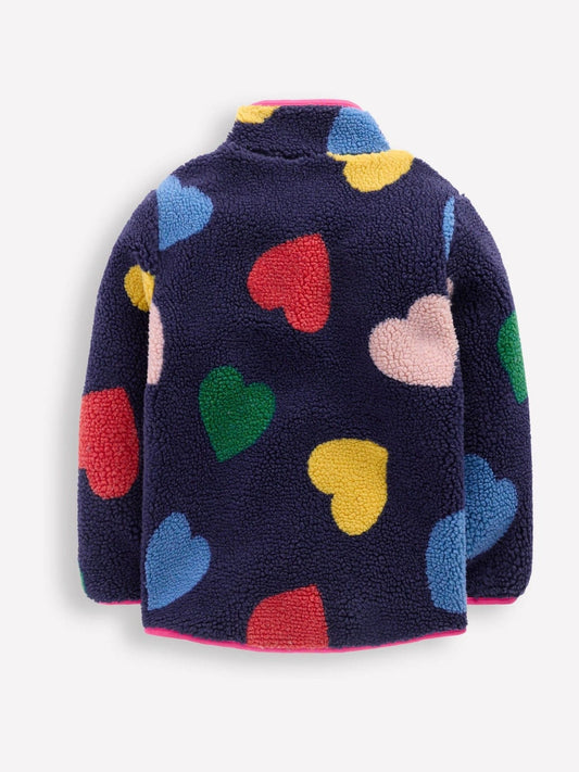 Boden Blue Eden Borg Zip Through Jacket