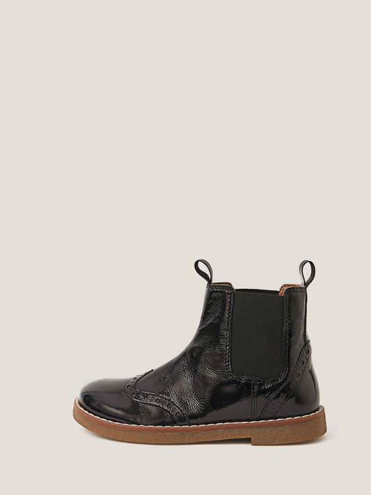 Monsoon Black Patent Leather Boots