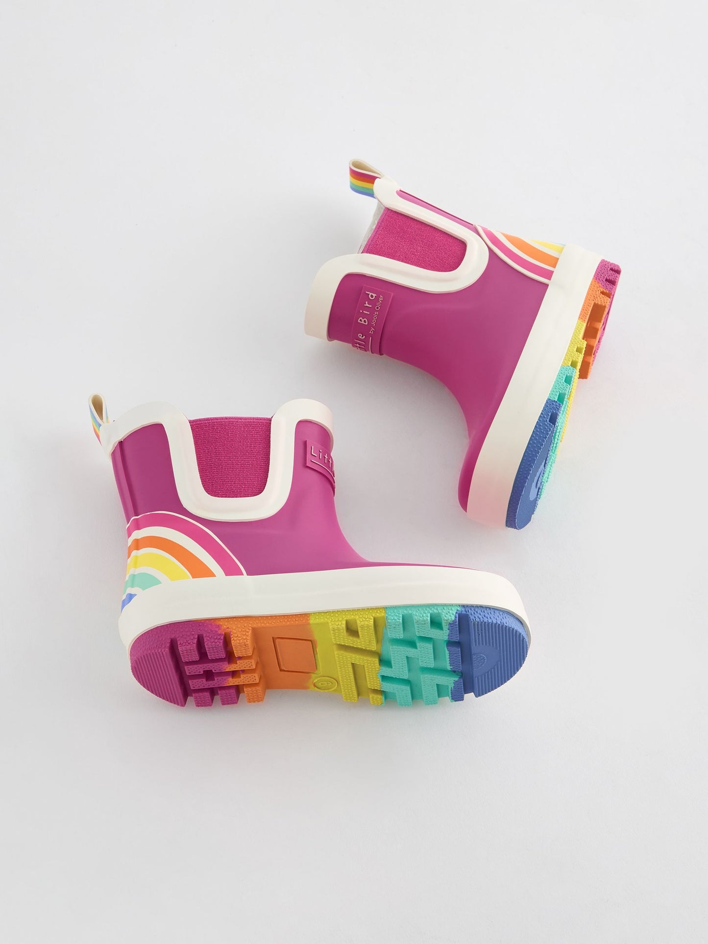 Little Bird by Jools Oliver Pembe Gökkuşağı Yağmur Çizmesi