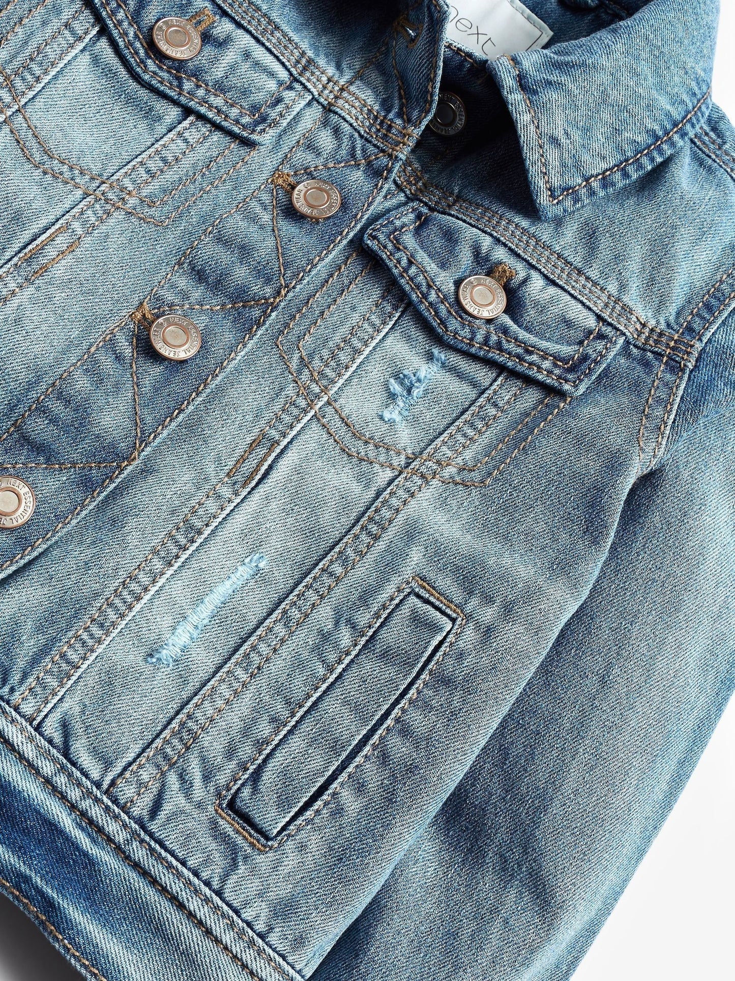 Mid Blue Western 100% Cotton Jacket (3-16yrs)