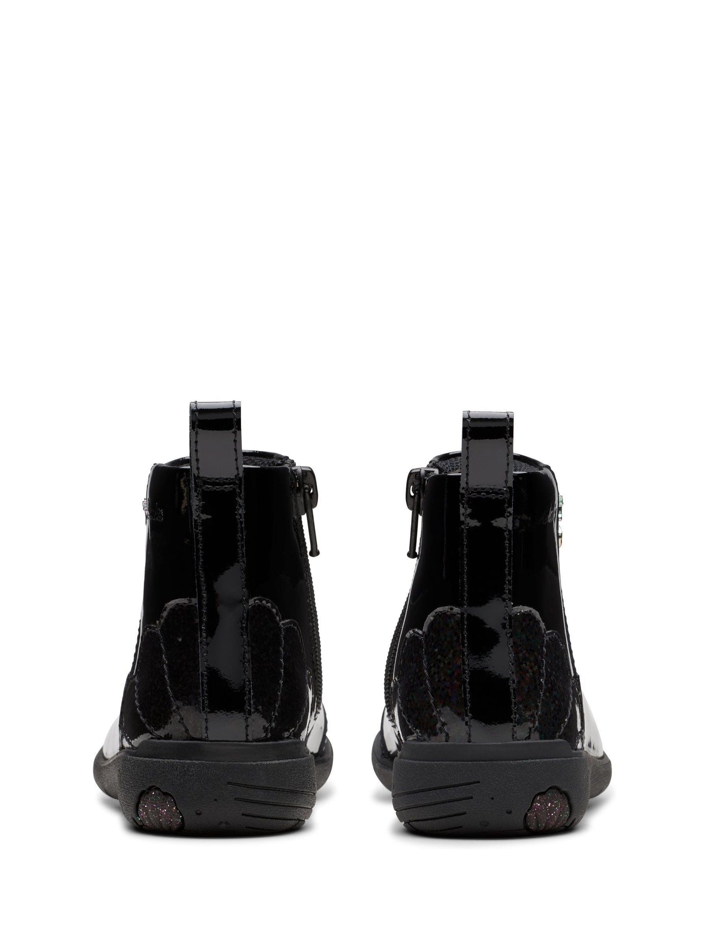 Clarks Black Standard Fit (F) Relda Glow Boots