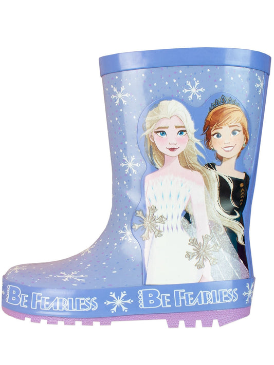 Character Blue Frozen Printed Wellies