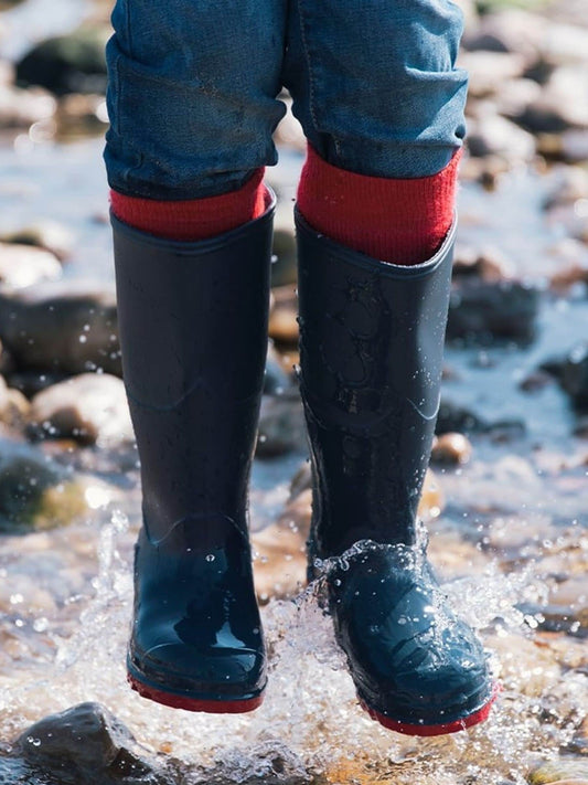 Muddy Puddles Lacivert Klasik Su Geçirmez Çizme