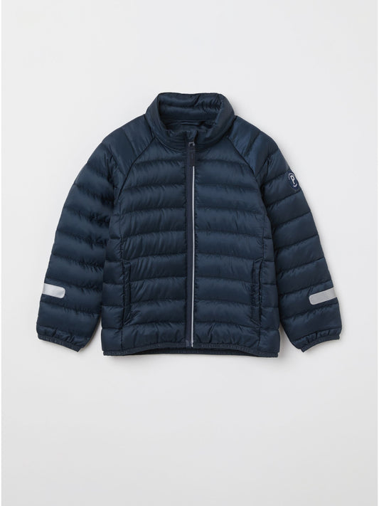 Polarn O. Pyret Blue Quilted Water Resistant Jacket
