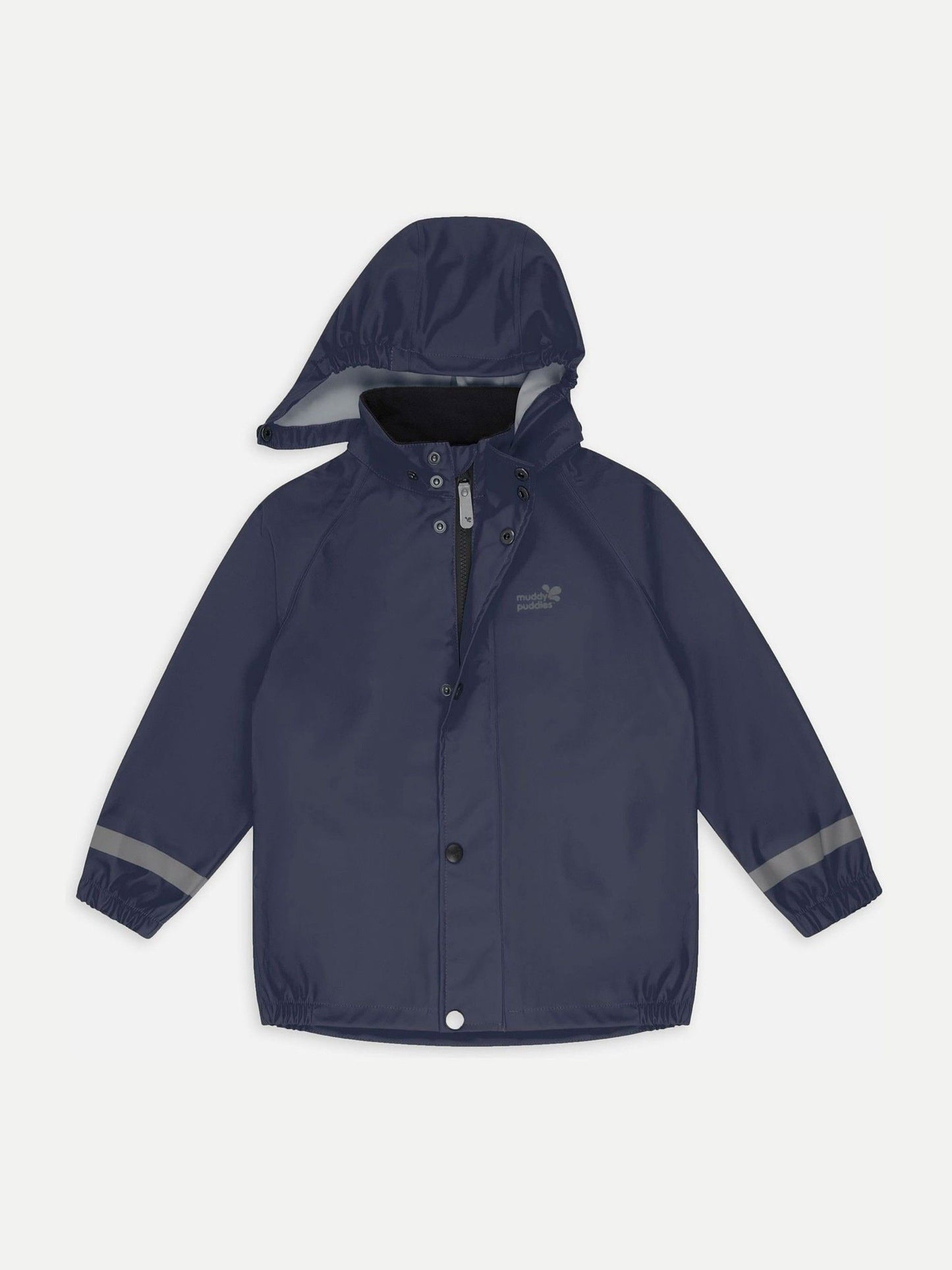 Muddy Puddles Navy Blue Rainy Day Waterproof Jacket