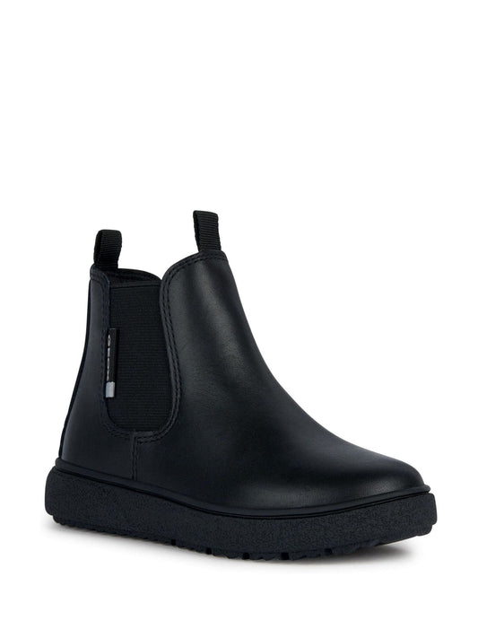 Geox J Theleven Ankle Black Boots