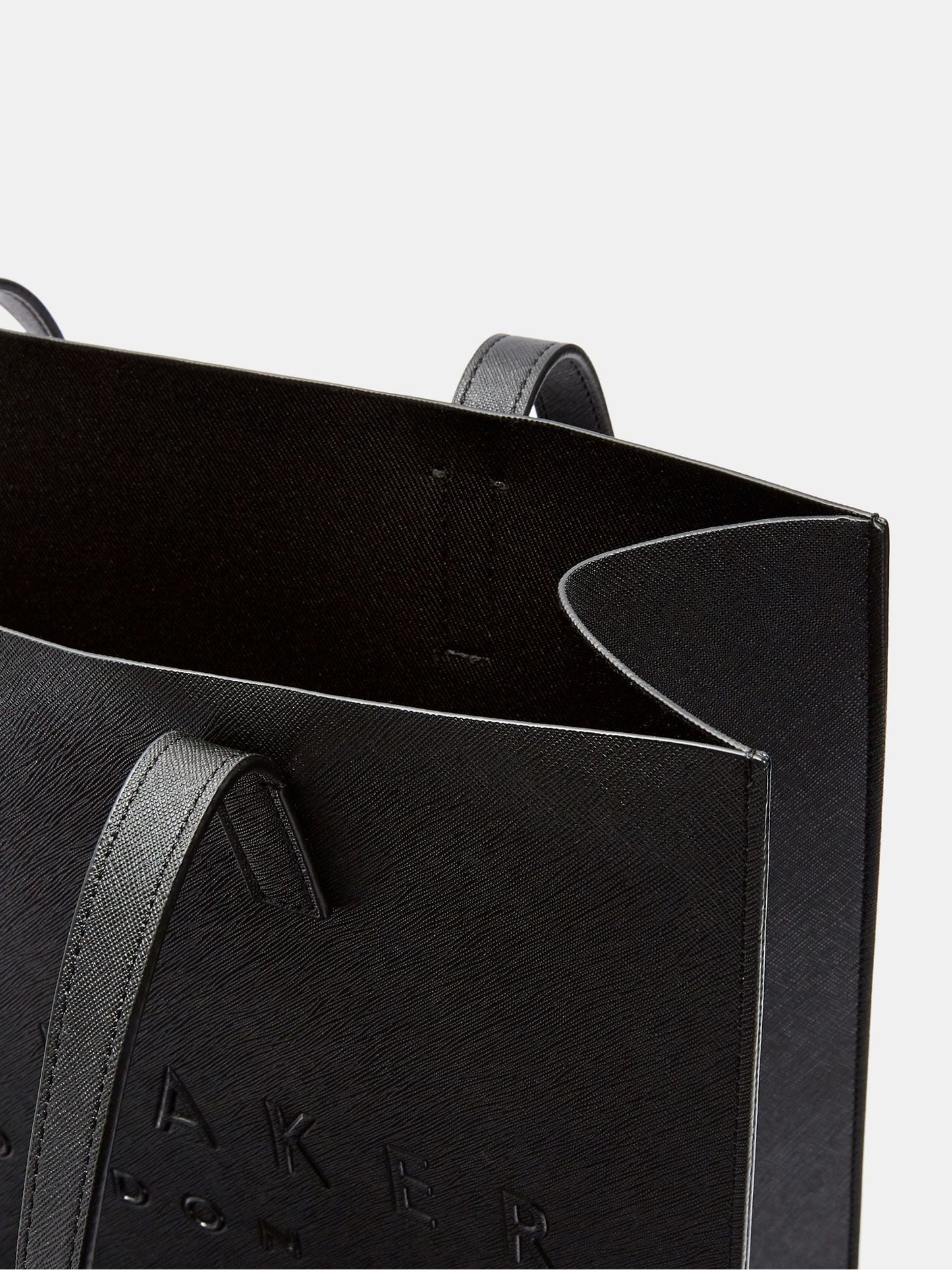 Ted Baker Siyah Soocon Crosshatch Büyük Icon Çanta