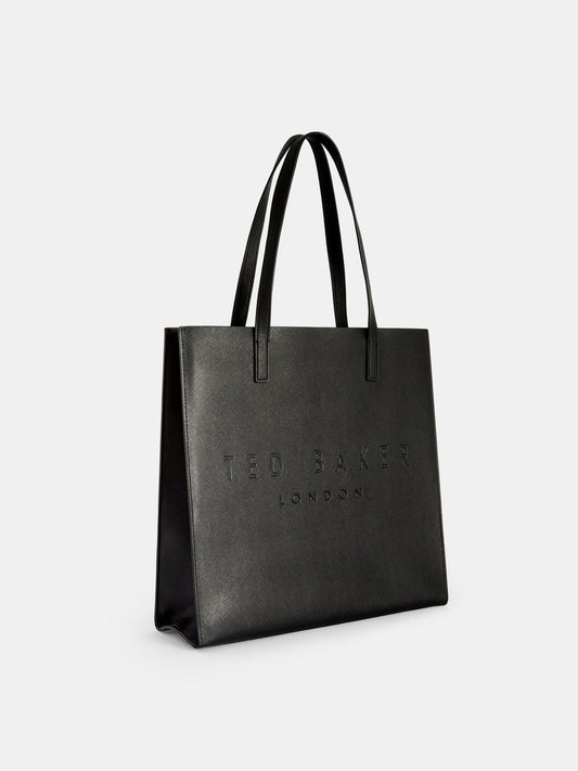 Ted Baker Siyah Soocon Crosshatch Büyük Icon Çanta