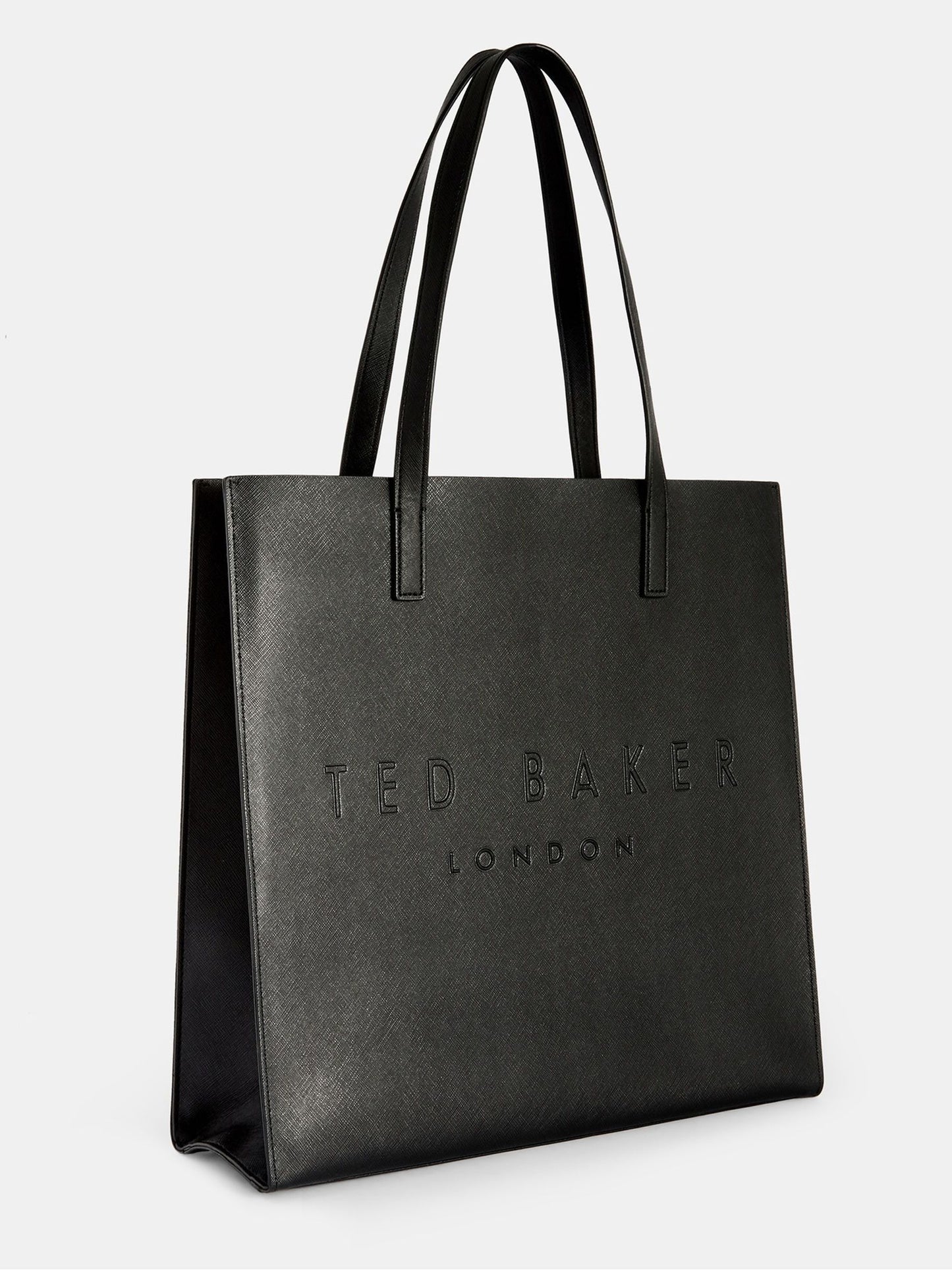 Ted Baker Siyah Soocon Crosshatch Büyük Icon Çanta