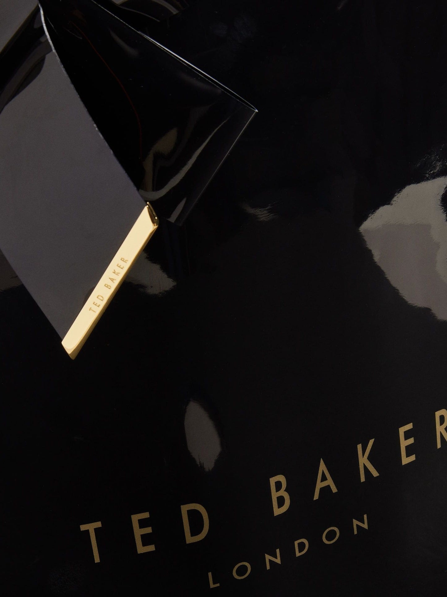 Ted Baker Siyah Nicon Knot Bow Büyük Icon Çanta