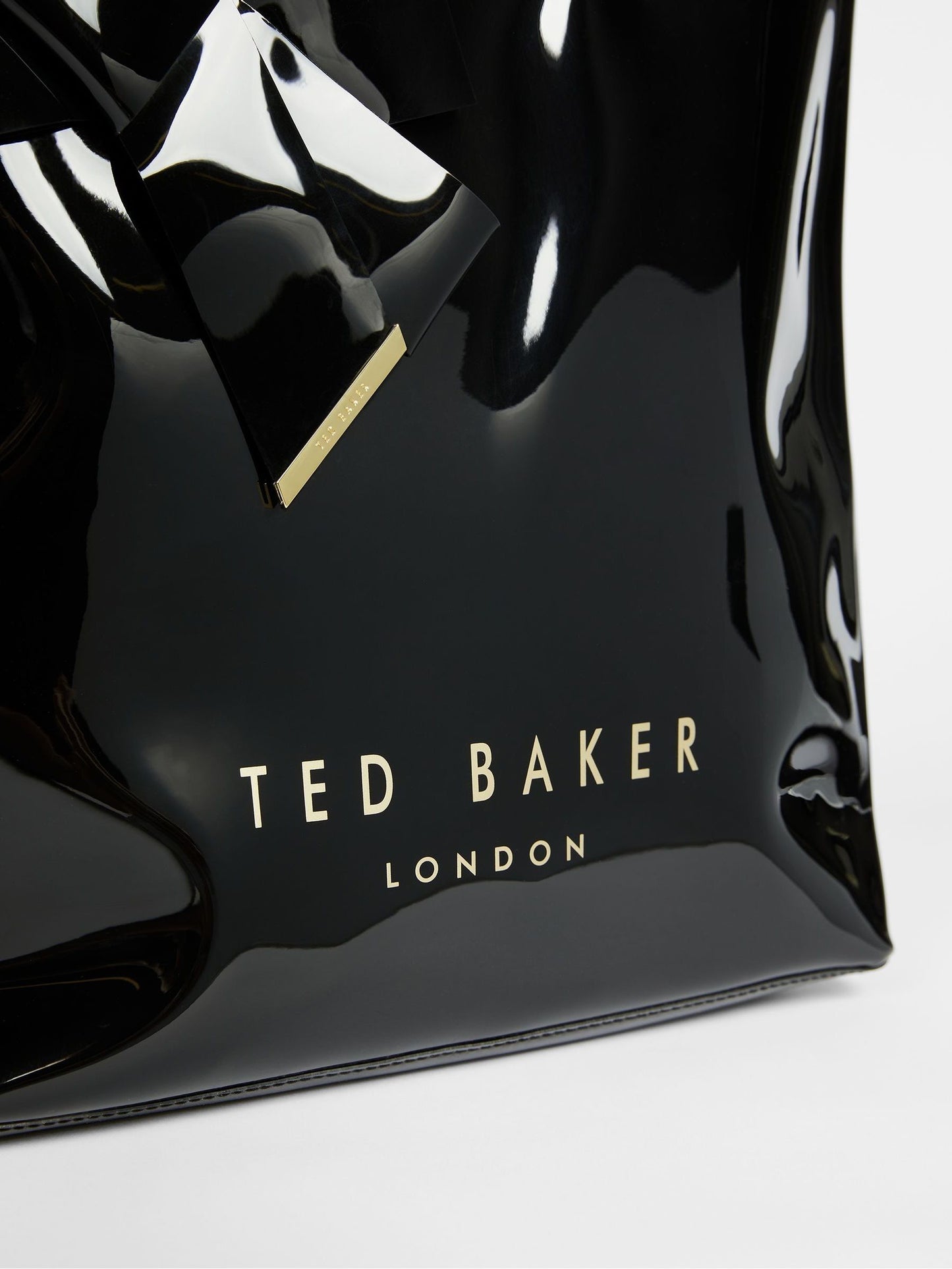 Ted Baker Siyah Nicon Knot Bow Büyük Icon Çanta
