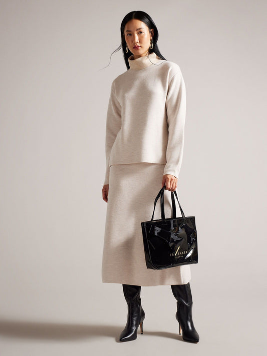 Ted Baker Siyah Nikicon Knot Bow Küçük Icon Çanta