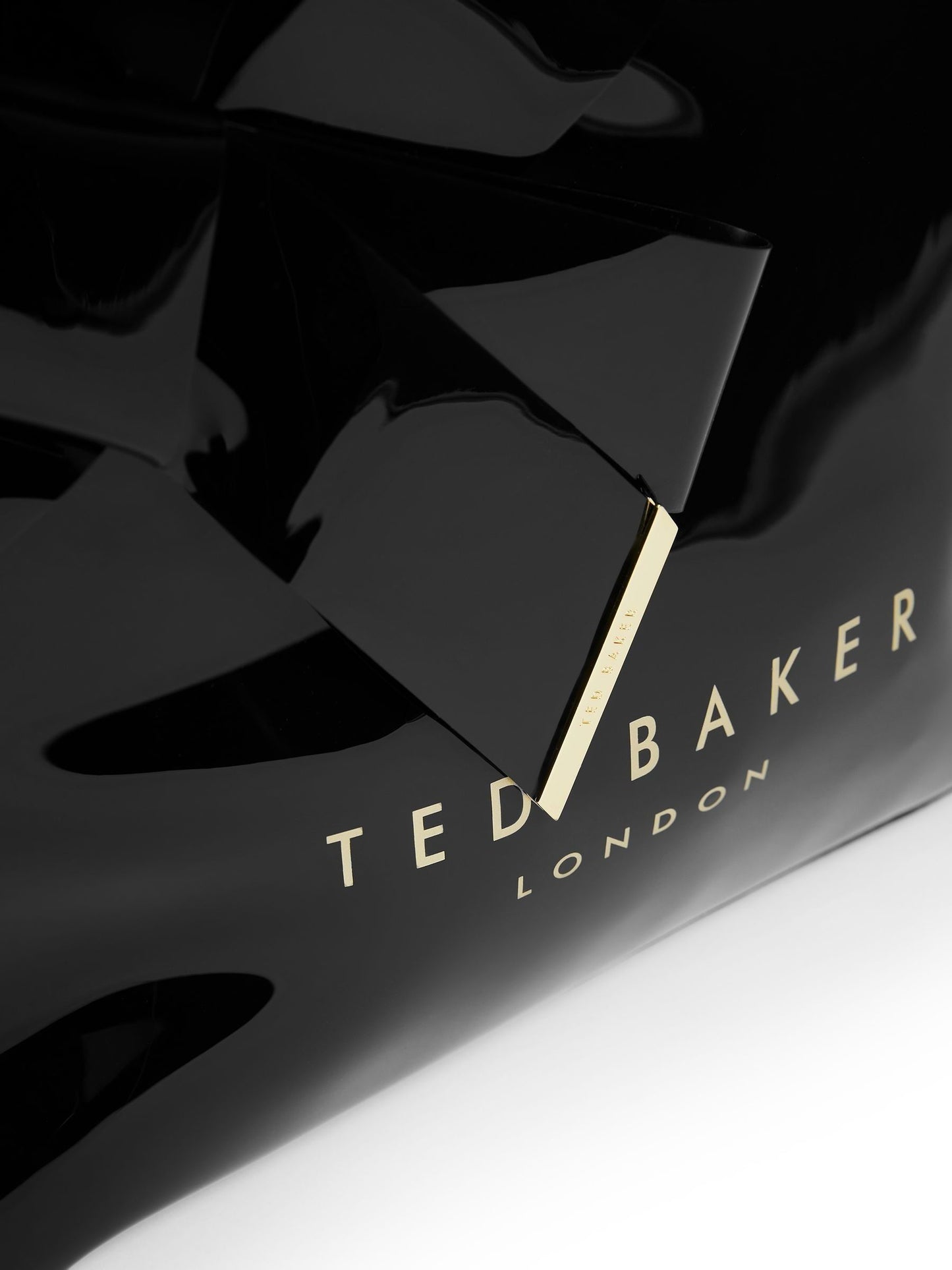 Ted Baker Siyah Nikicon Knot Bow Küçük Icon Çanta