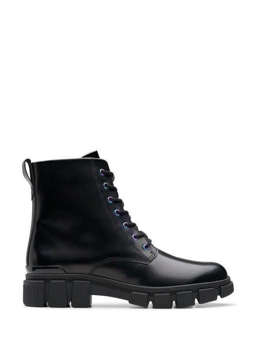 Clarks Black Standard Fit (F) Evyn Top Boots