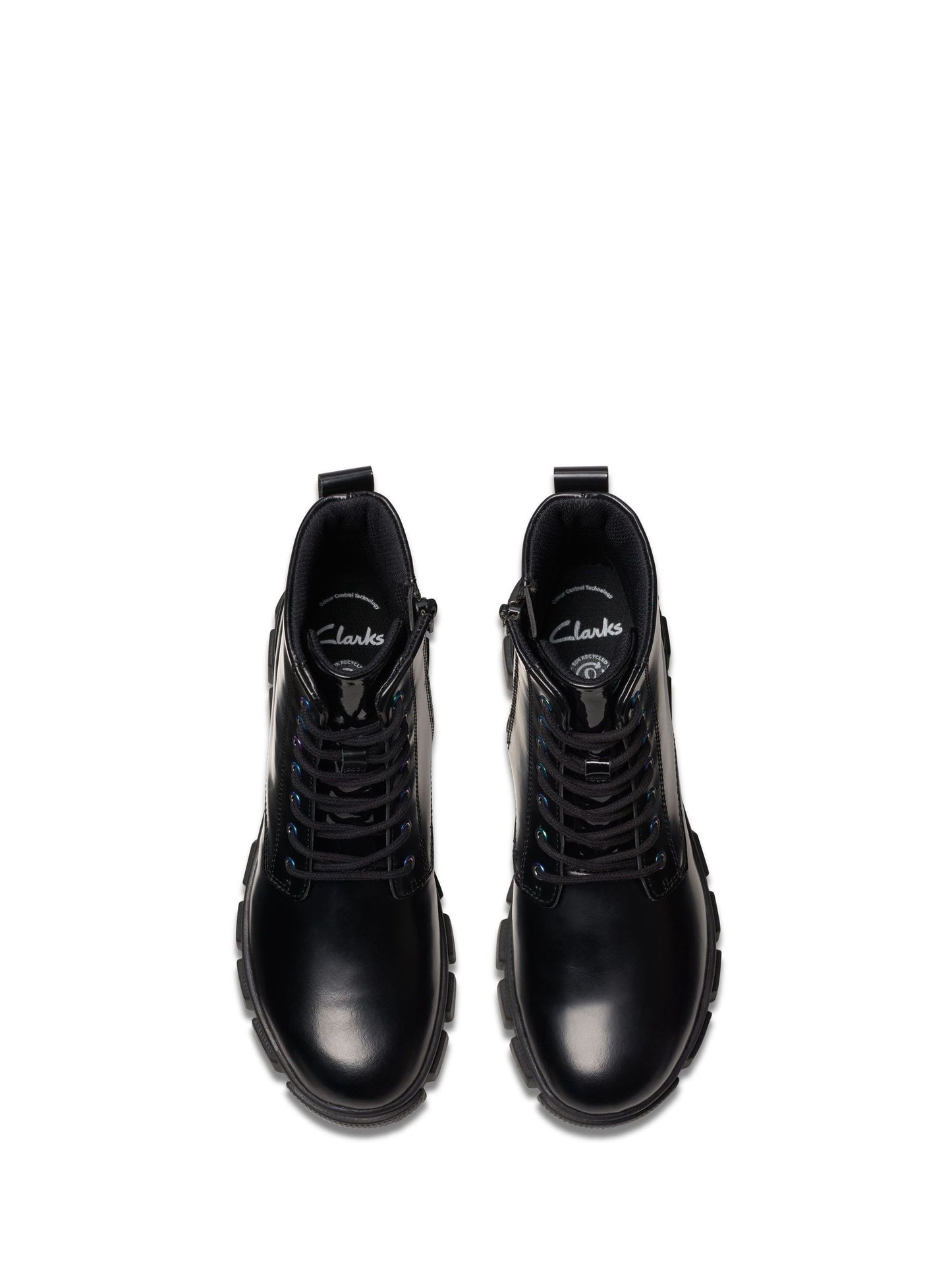 Clarks Black Standard Fit (F) Evyn Top Boots