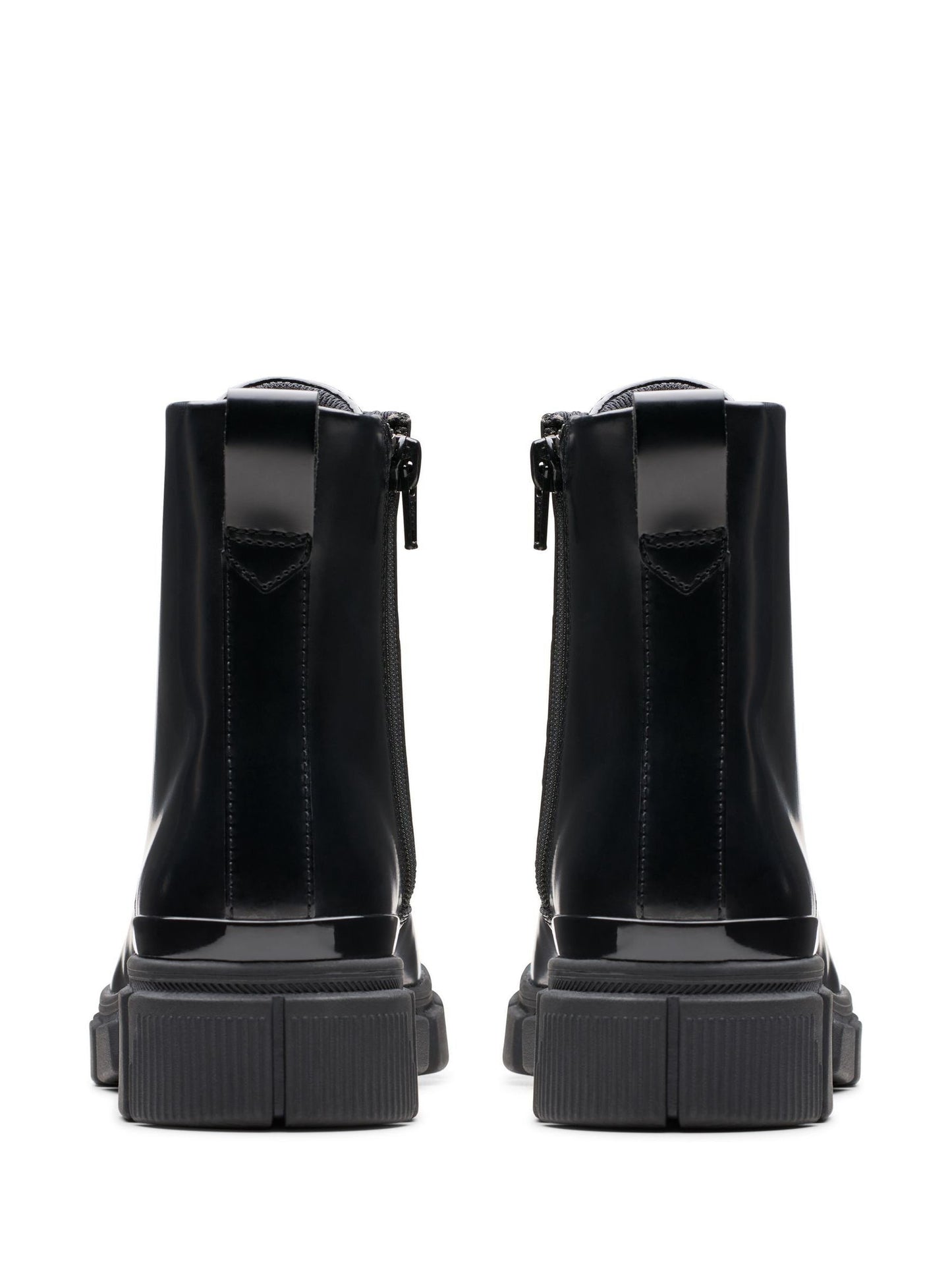 Clarks Black Standard Fit (F) Evyn Top Boots