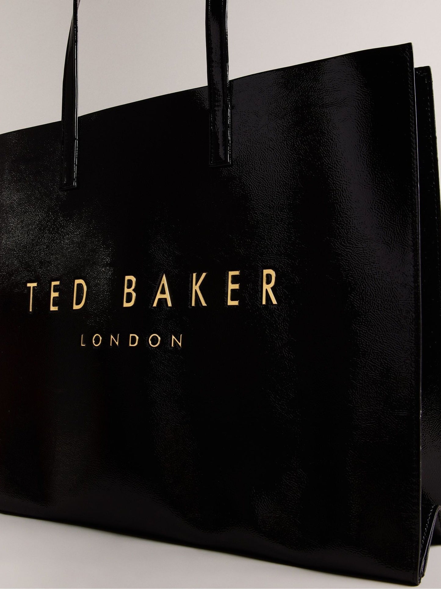 Ted Baker Siyah Crikon Crinkle Ekstra Büyük Icon Çanta
