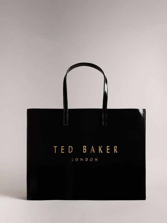 Ted Baker Siyah Crikon Crinkle Ekstra Büyük Icon Çanta