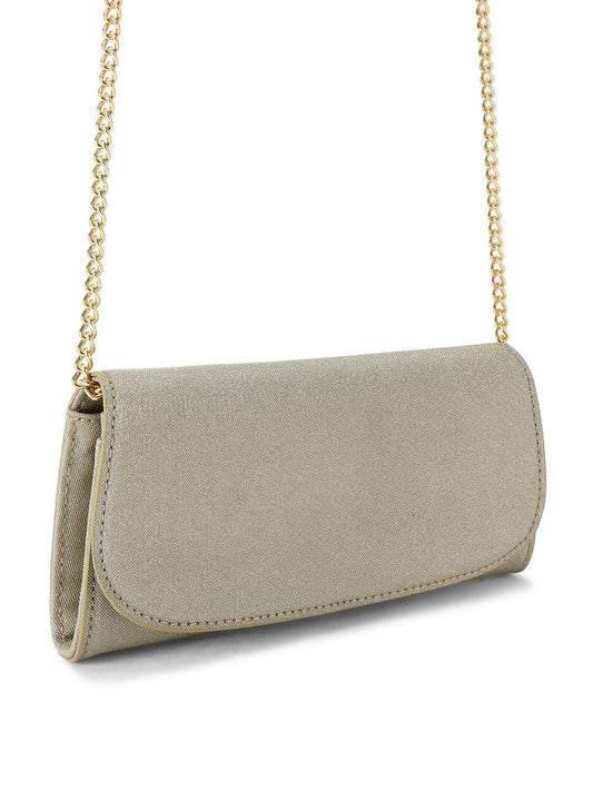 KG Kurt Geiger Carvela Blake Altın Renk Clutch Çanta