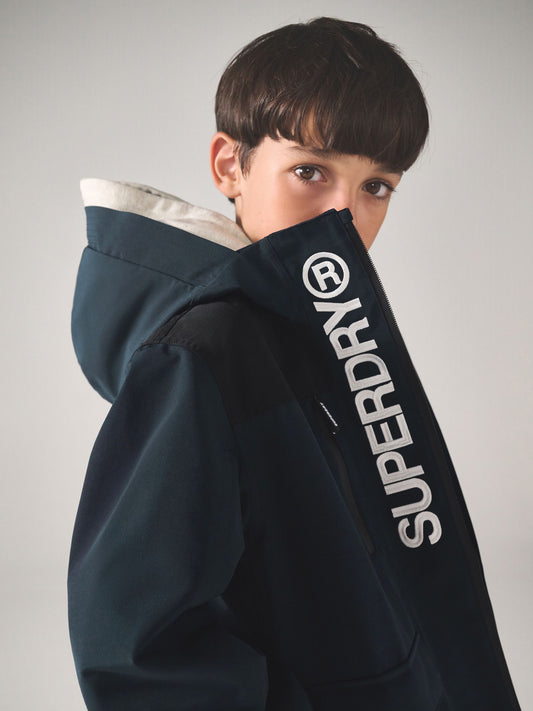Superdry Navy Waterproof Jacket