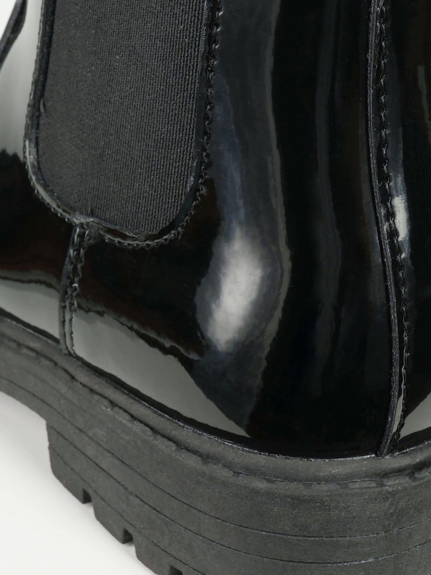 ToeZone Cara Girls Gusset and Zip Unicorn Ankle Black Boots