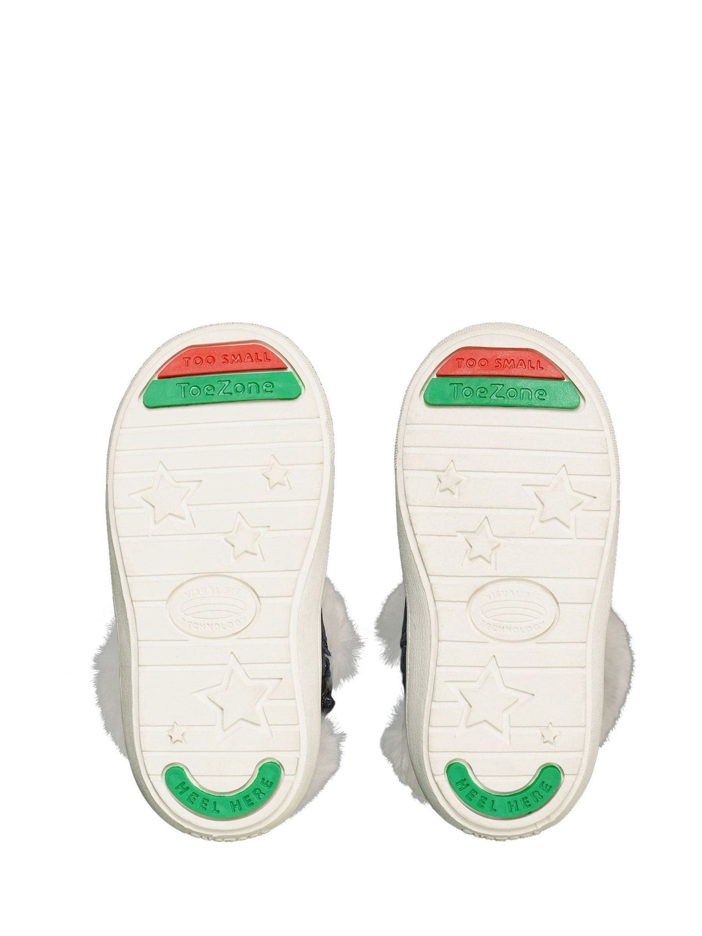 Toezone Girls Faith Suede Leather Faux Fur Zip Boots