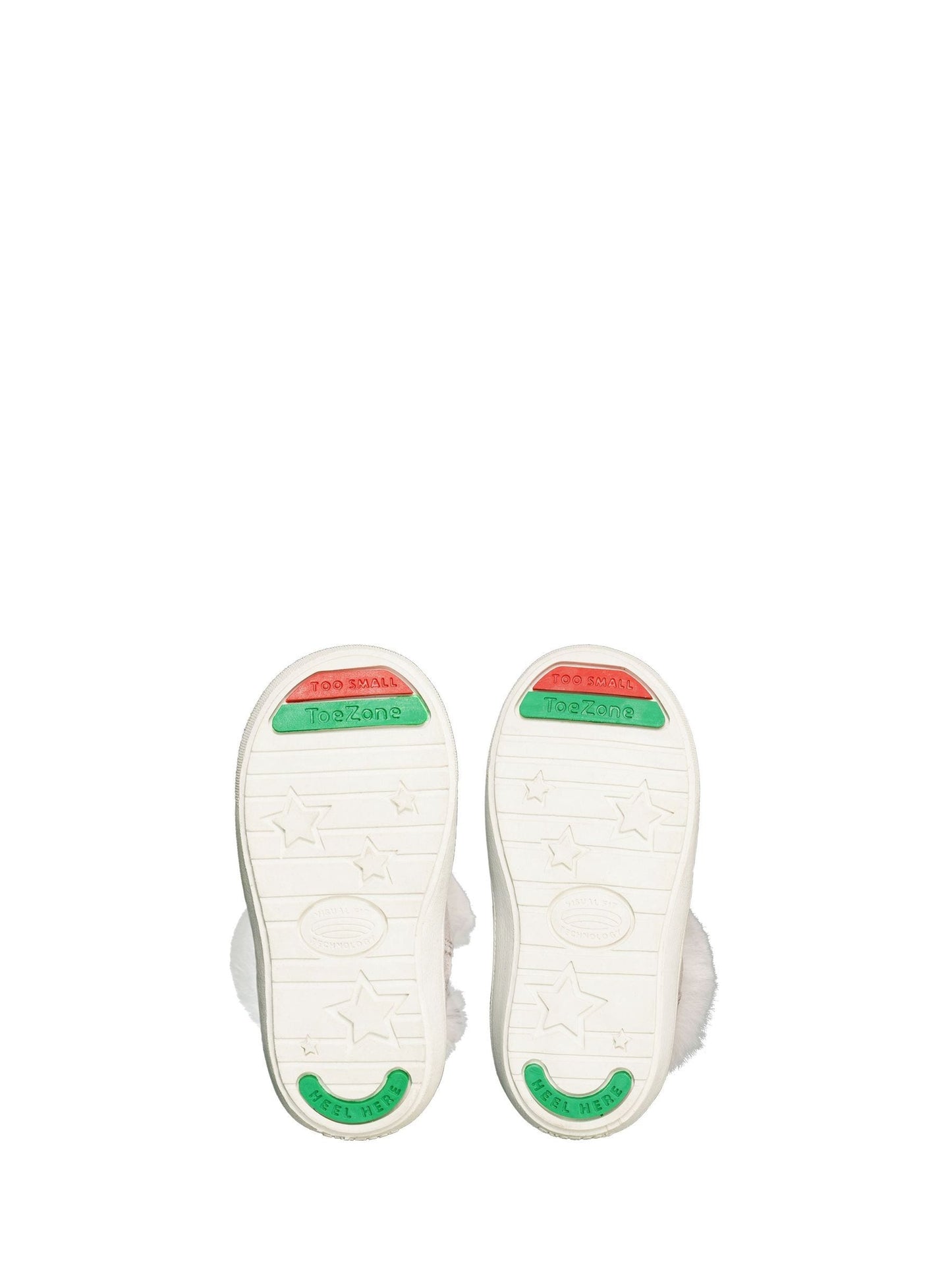 Toezone Girls Faith Suede Leather Faux Fur Zip Boots